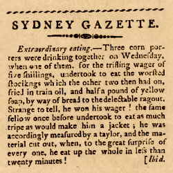 The Sydney Gazette and New South Wales Advertiser, domenica 25 novembre 1804